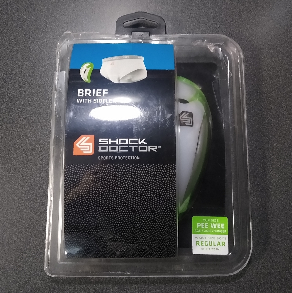 NWT Shock Doctor Pee-Wee Bioflex Cup and Brief